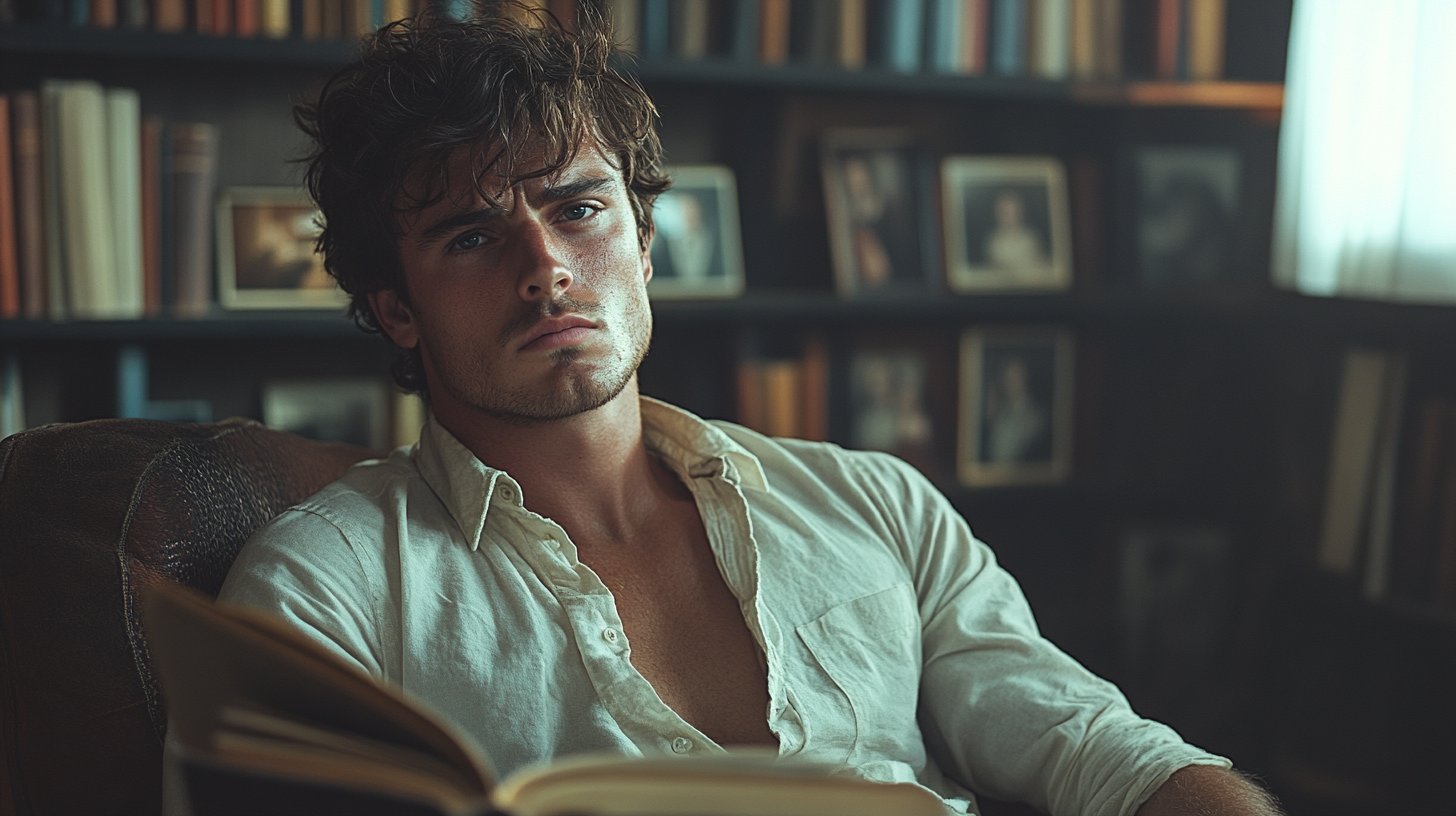 He speaks negatively about past relationships