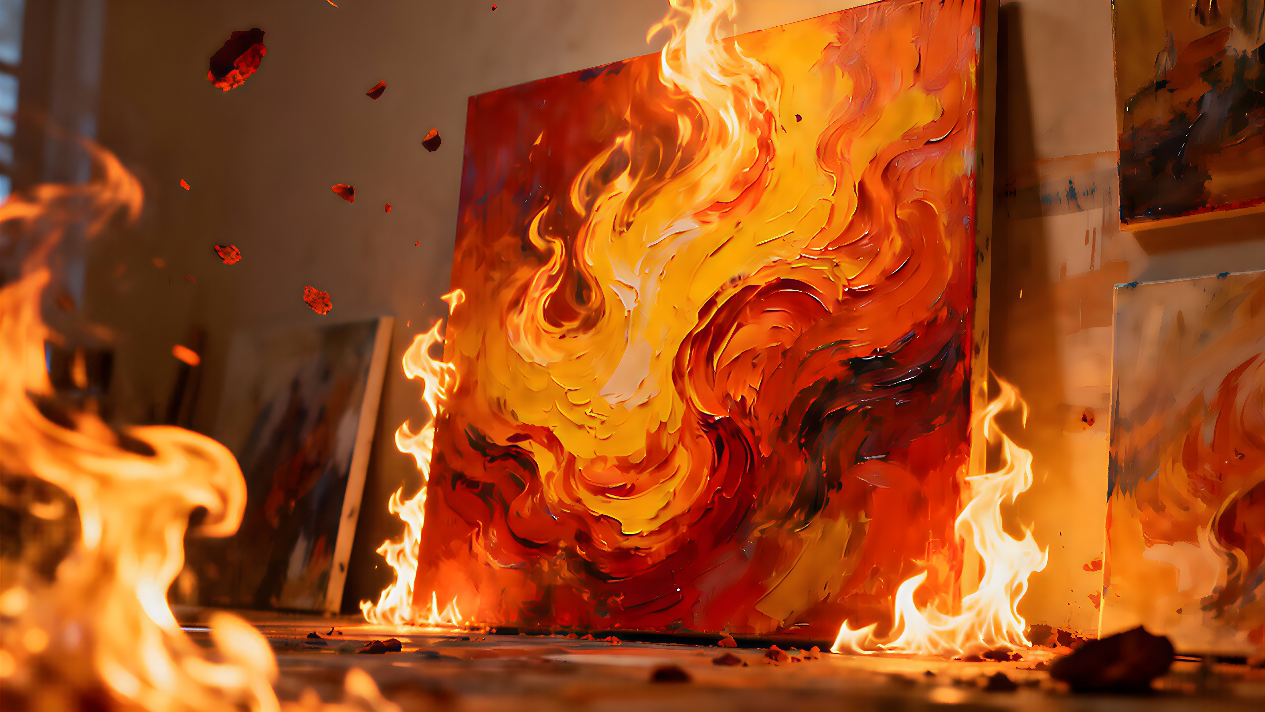 Feuerzeichen und Kunst