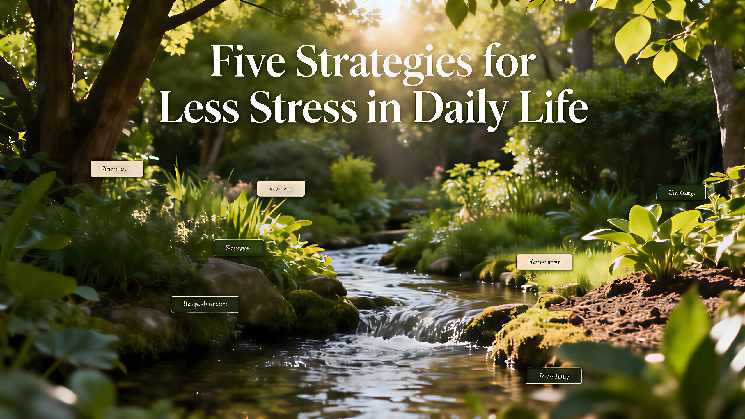 Fünf Strategien für weniger Stress im Alltag