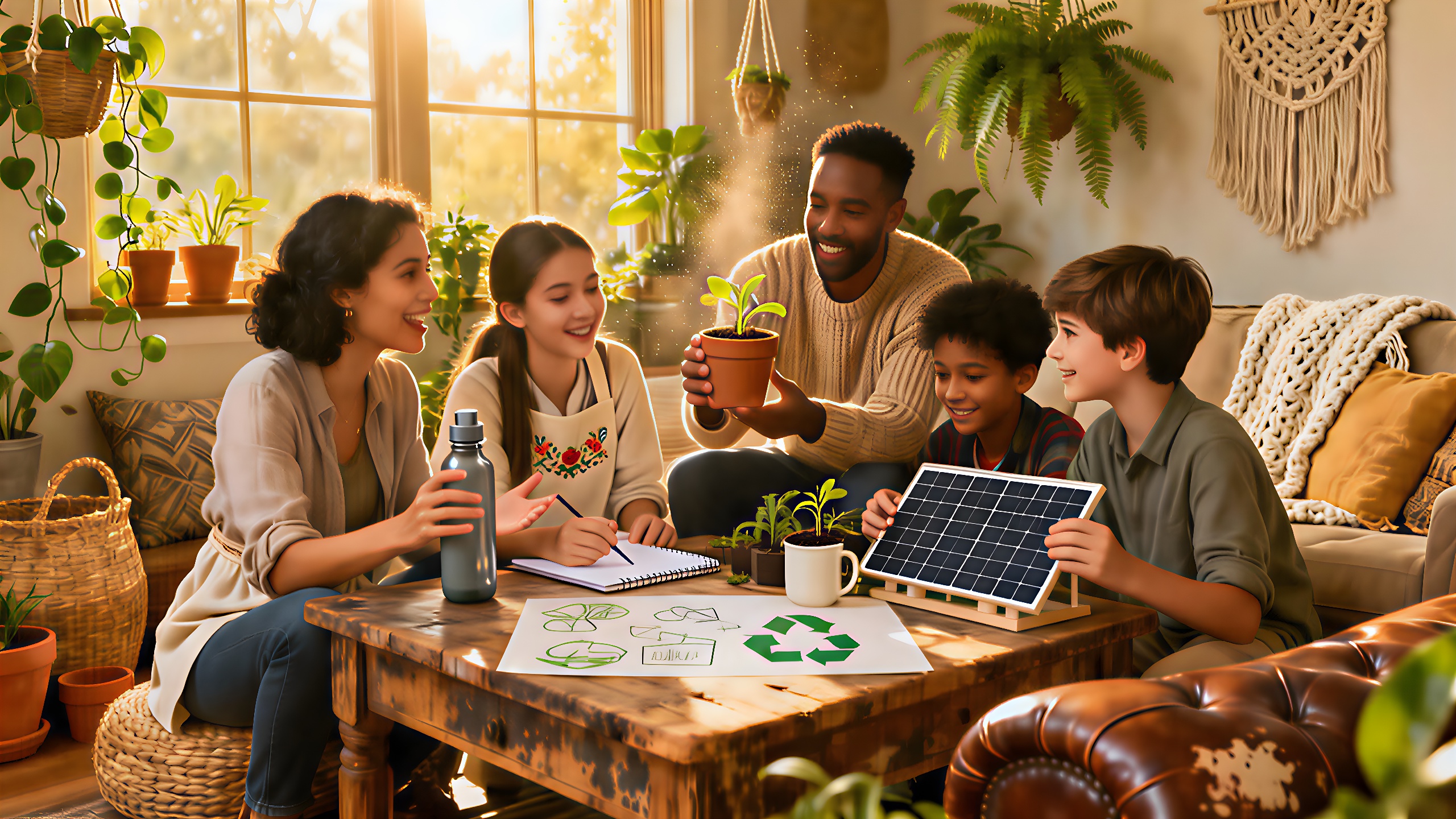 Comment instaurer des habitudes durables en famille