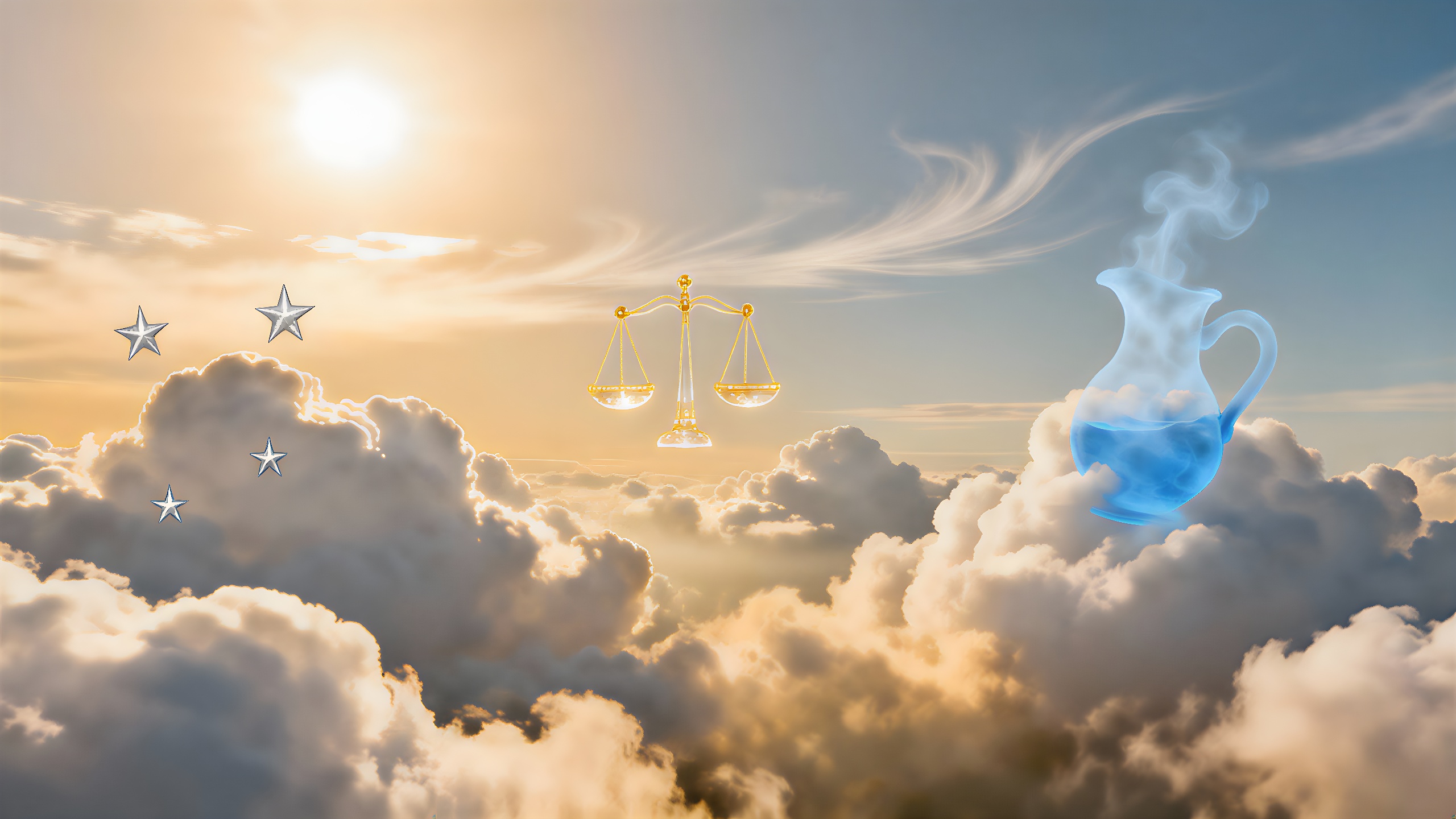 Les signes d'air en focus