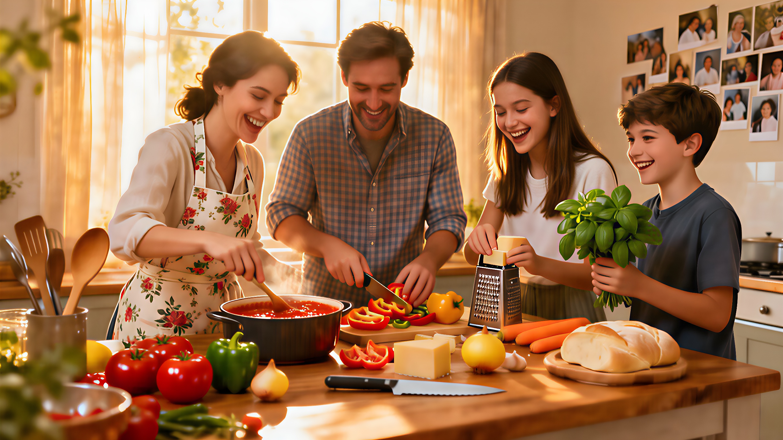 Gemeinsames Kochen und Essen