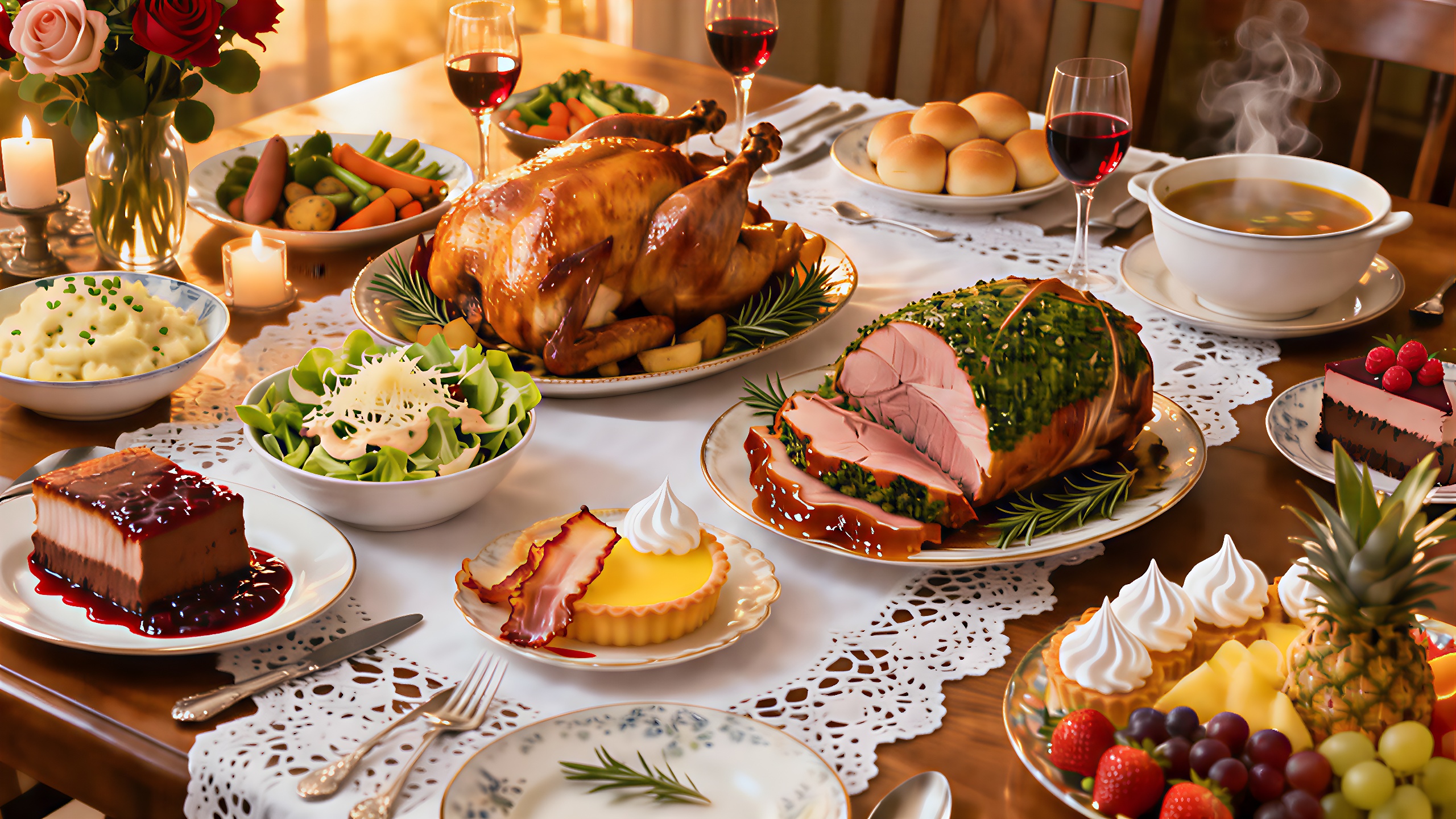 Una cena speciale in famiglia