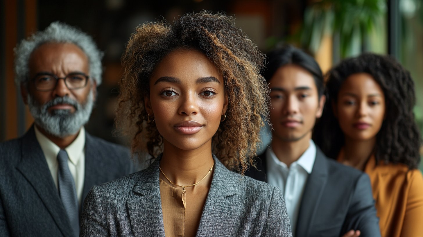 Rostros confundidos en una oficina que muestran problemas de comunicación.