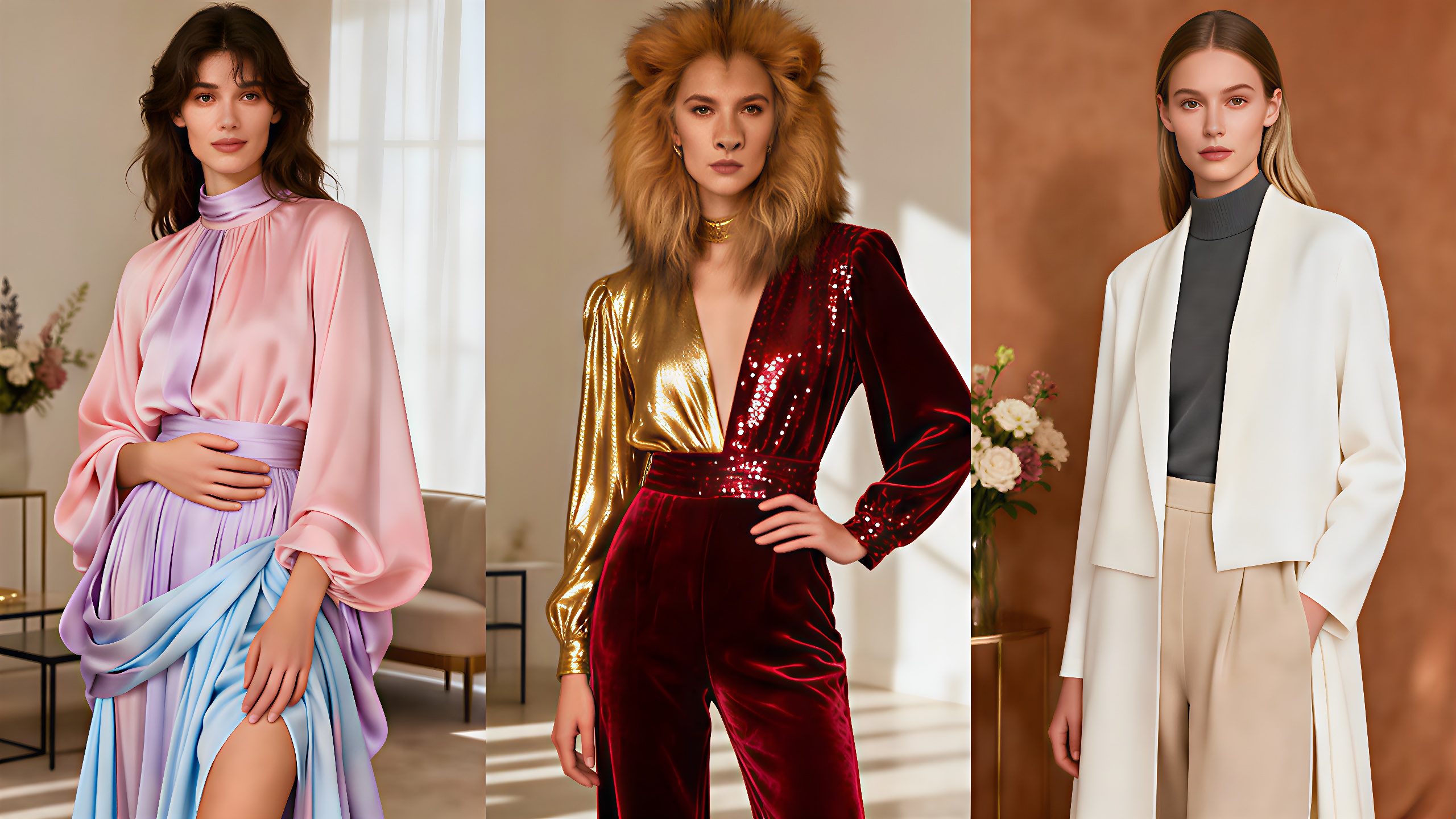 Models in zarten und kraftvollen Looks für Cancer, Leo und Virgo.