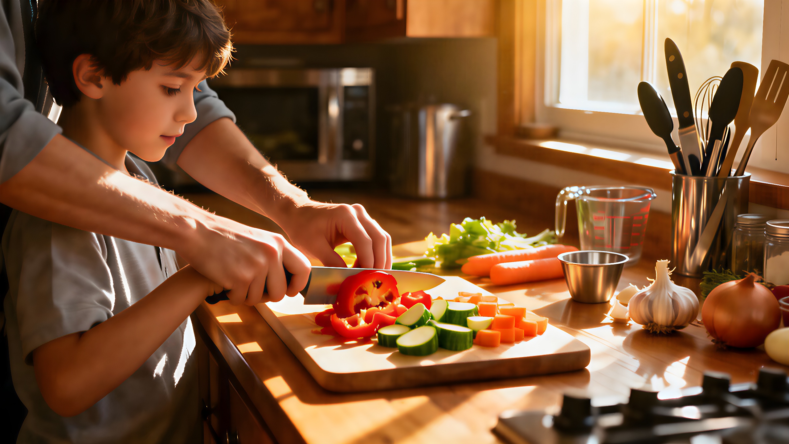 Lavoro di squadra in cucina
