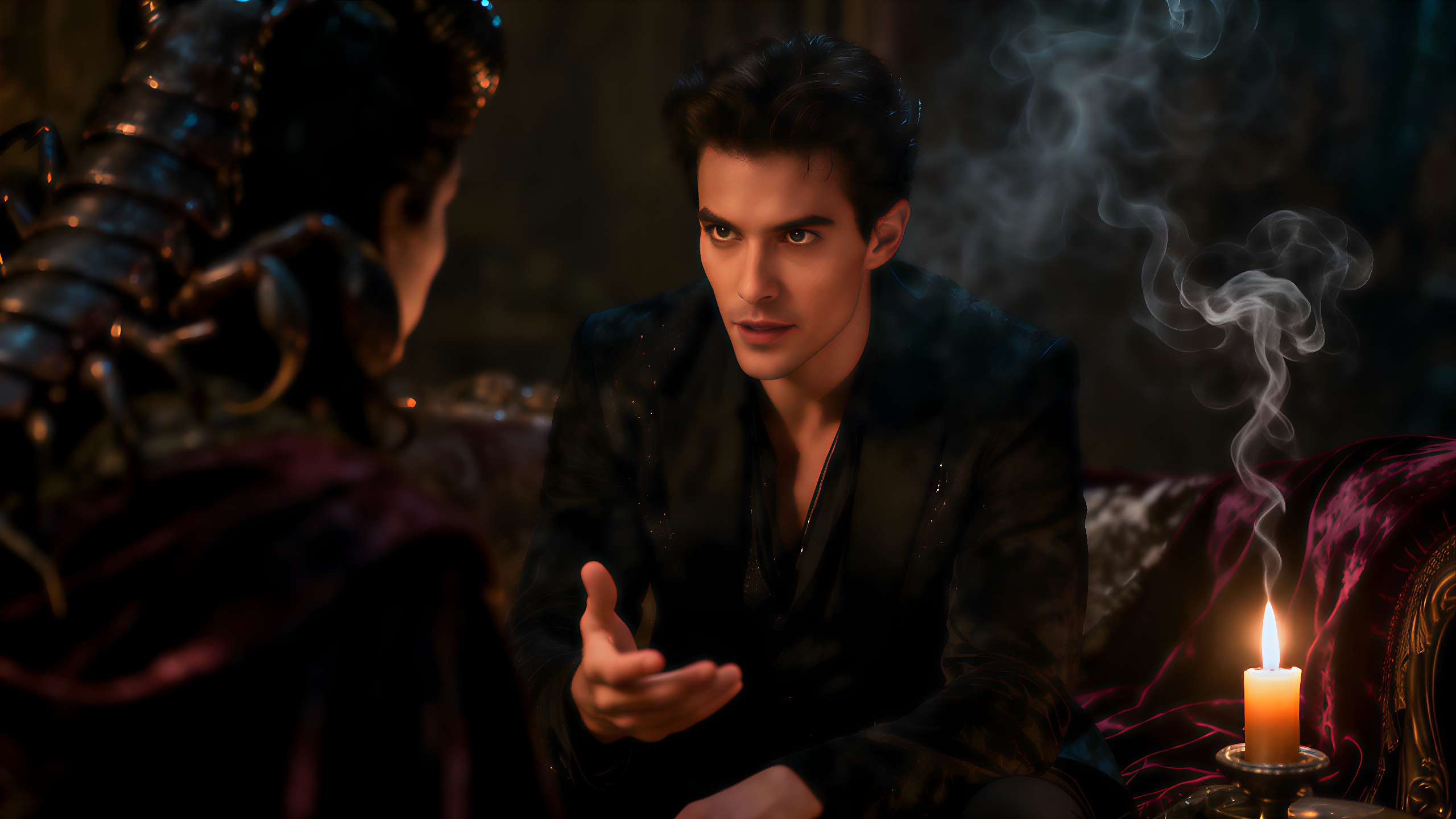 Die Überzeugungskraft des Skorpions in einem intensiven Moment.