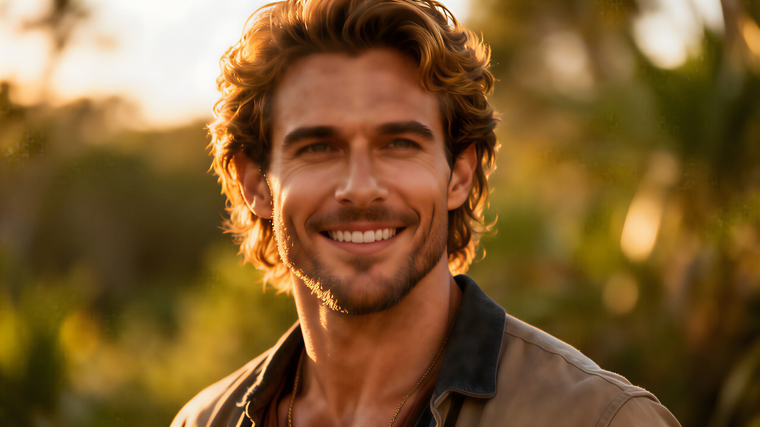 Ein selbstbewusster Löwe, der Wärme und Stärke ausstrahlt.