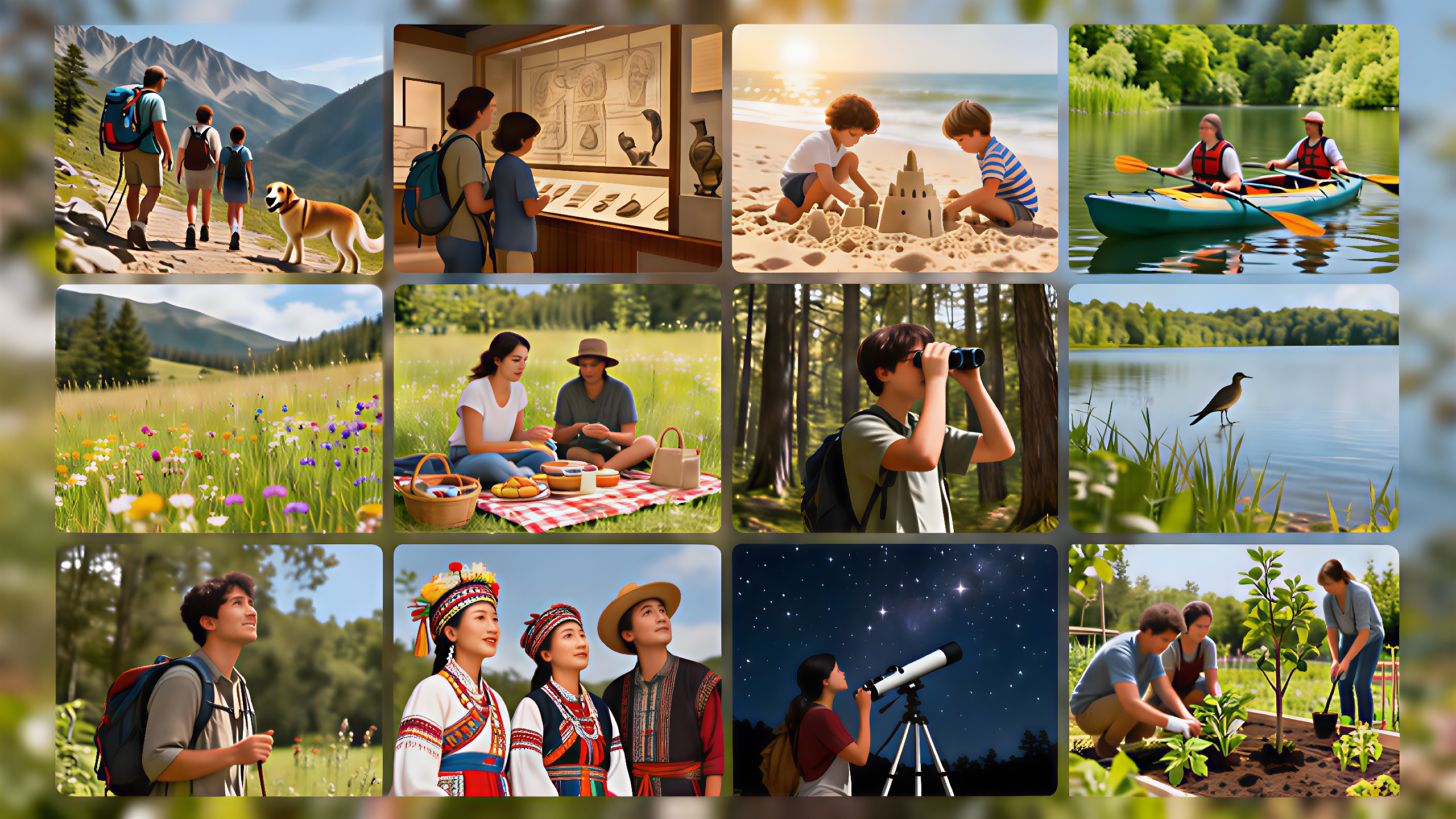 9 ideas creativas para vacaciones familiares inolvidables