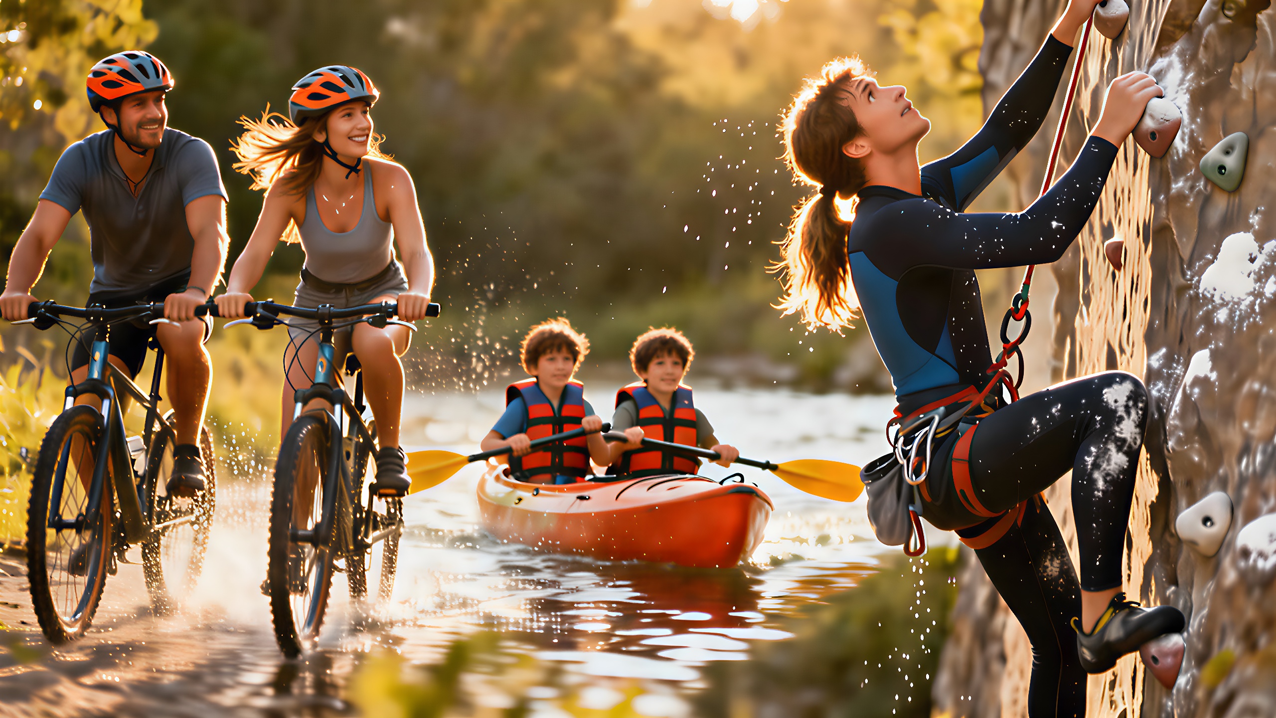 Vacaciones activas en familia