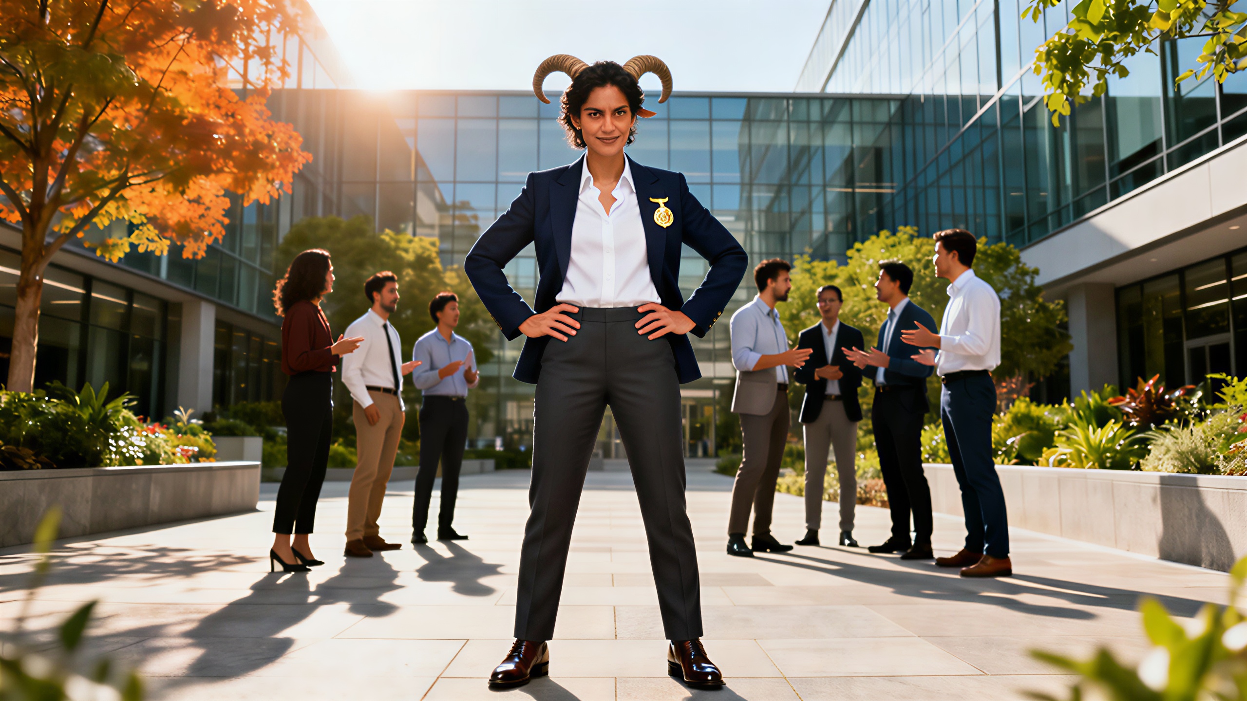 Widder als selbstbewusster Teamleiter.