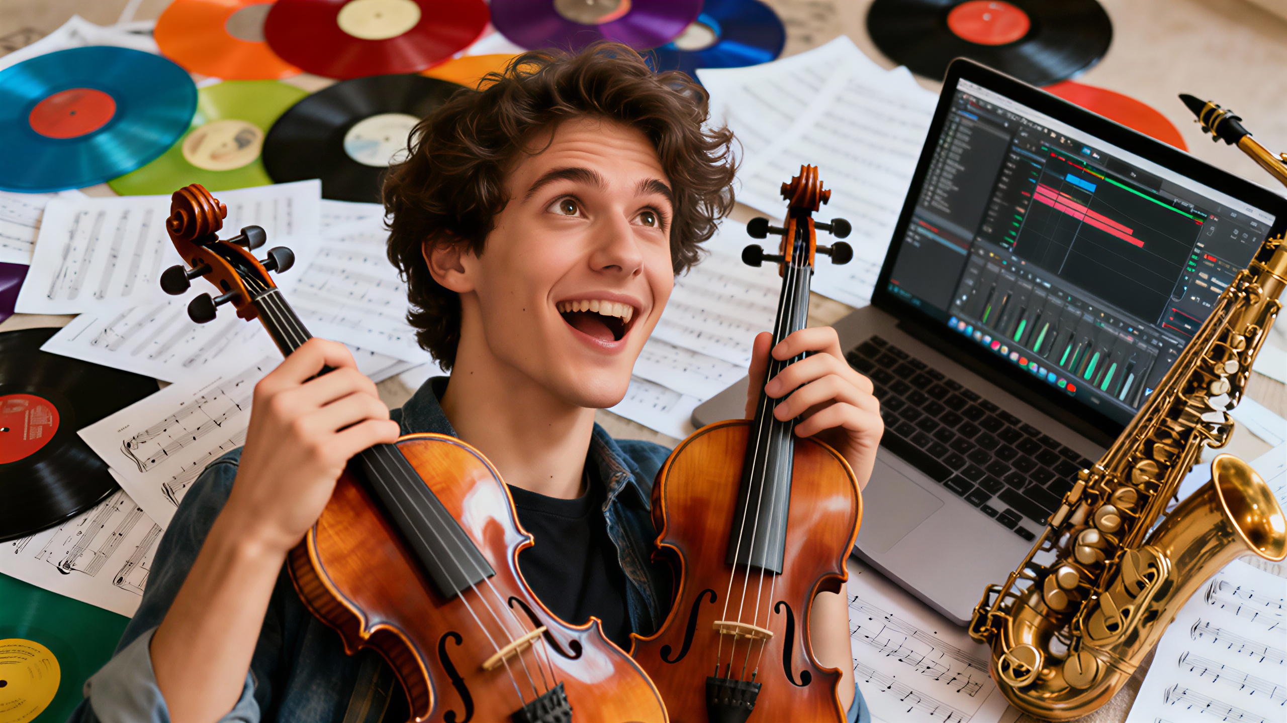 Ein echter Gemini, der verschiedene Musikstile erkundet.