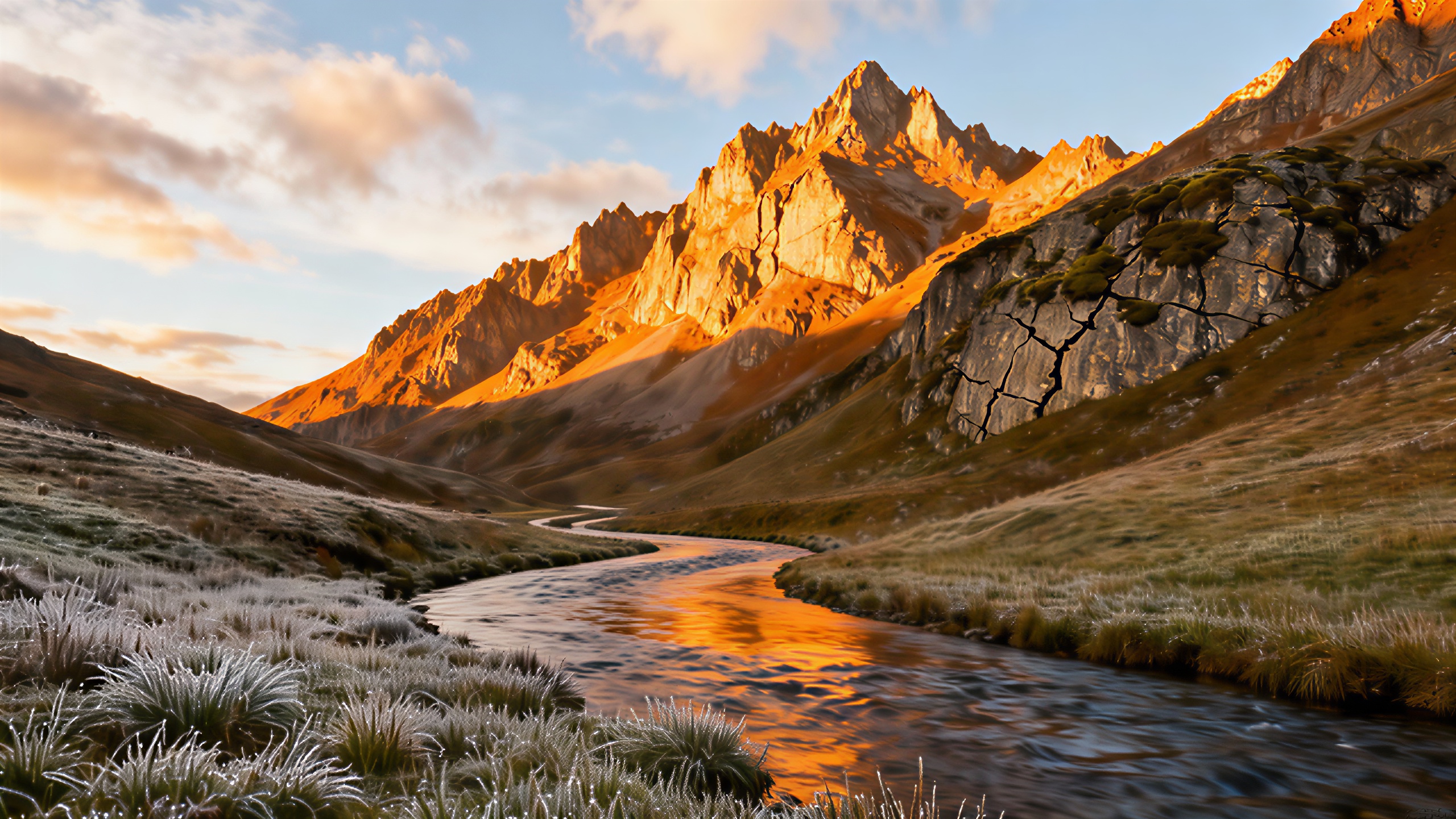 Ein spektakuläres fotorealistisches Bild eines Sonnenaufgangs, der die natürliche Energie erweckt.