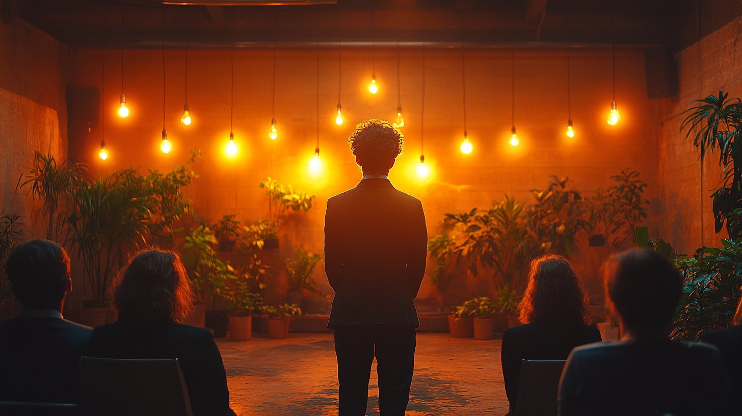 Una líder carismática inspira a su diverso equipo con confianza.