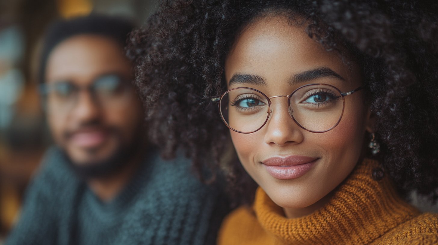 Due persone impegnate in una conversazione significativa.