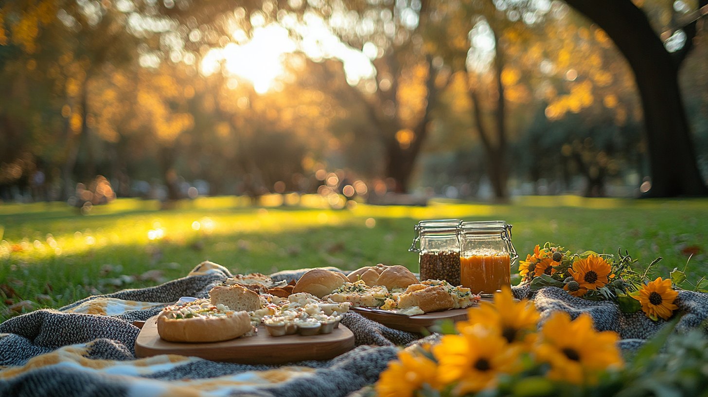 Picnic sorpresa en el parque