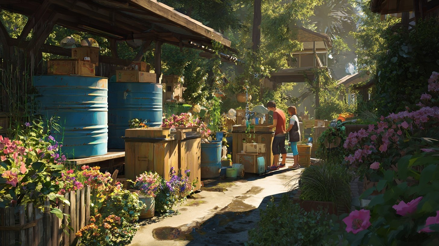 Wasser sparen und Recycling