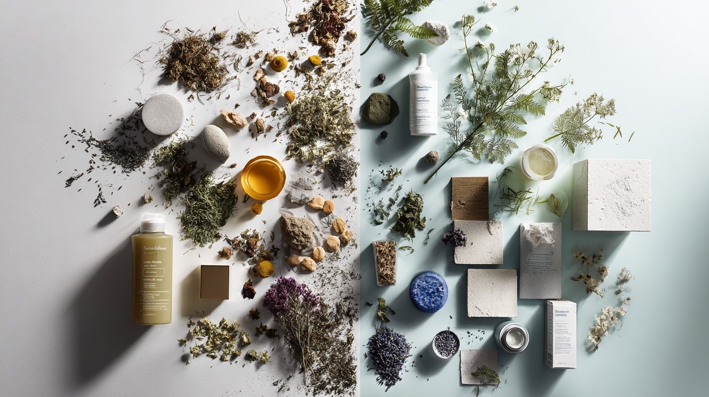 Vergleich mit konventioneller Kosmetik