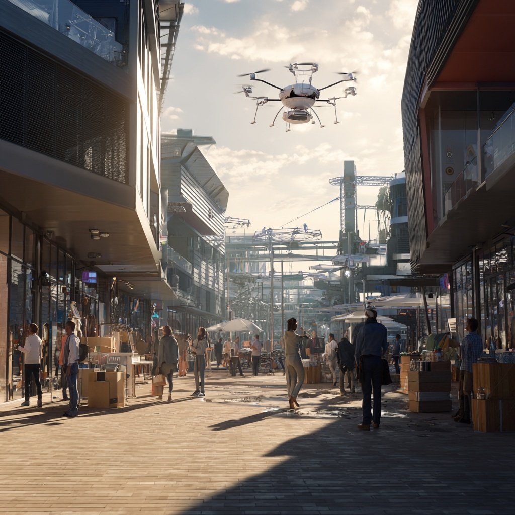 Drohnen und Roboter: Die Zukunft des Einkaufens