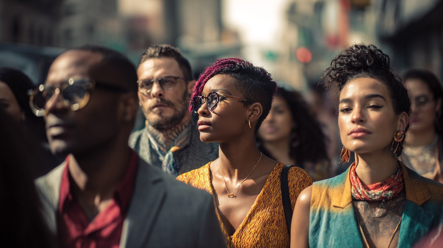 Farbe zeigt Individualität