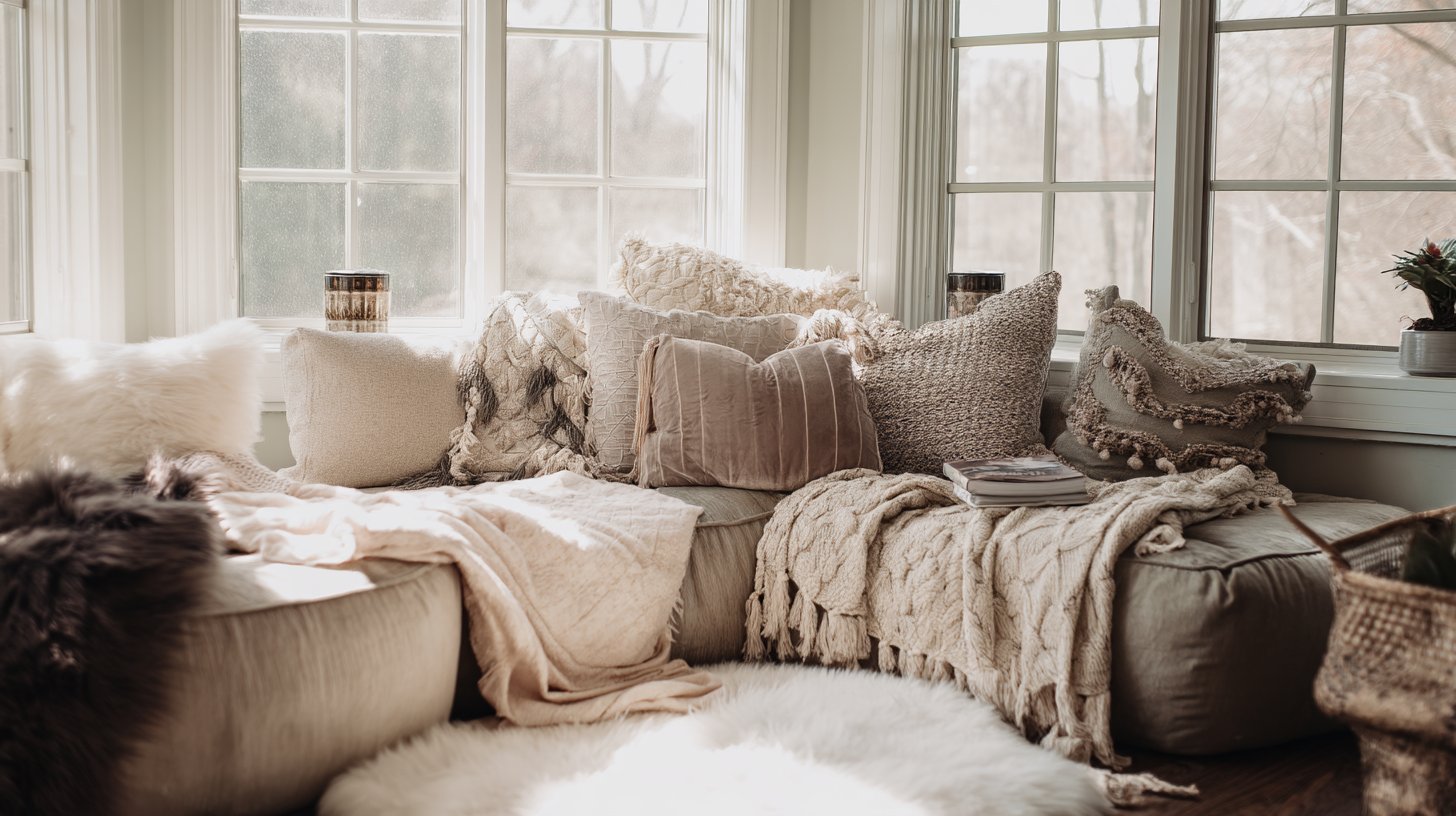 Textiles in the living space: combining style and coziness