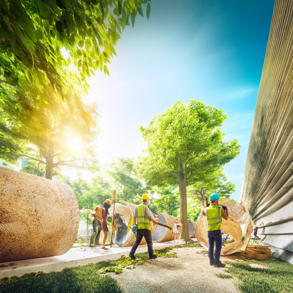 Nachhaltige Bauprojekte: Recycling im modernen Wohnen