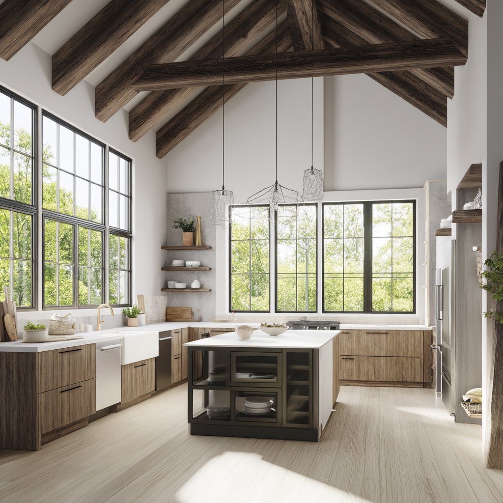 Cómo modernizar tu cocina rústica