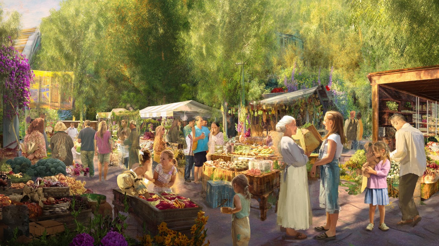 Le retour aux marchés locaux : diversité dans le voisinage