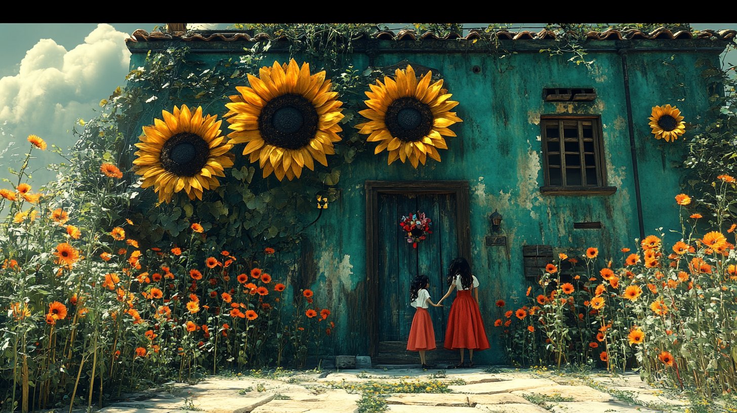 Ein unerwarteter und freudiger Moment zwischen Freunden.