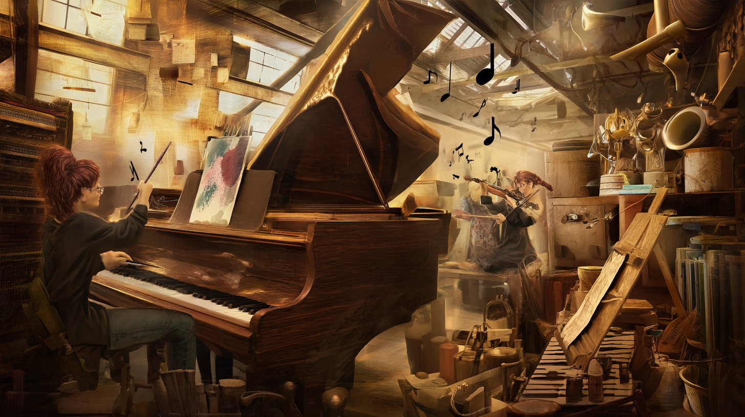 Creatività attraverso ispirazione musicale