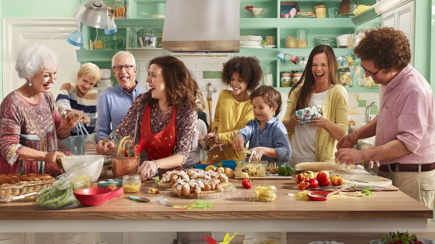 Familienkochen und Backen