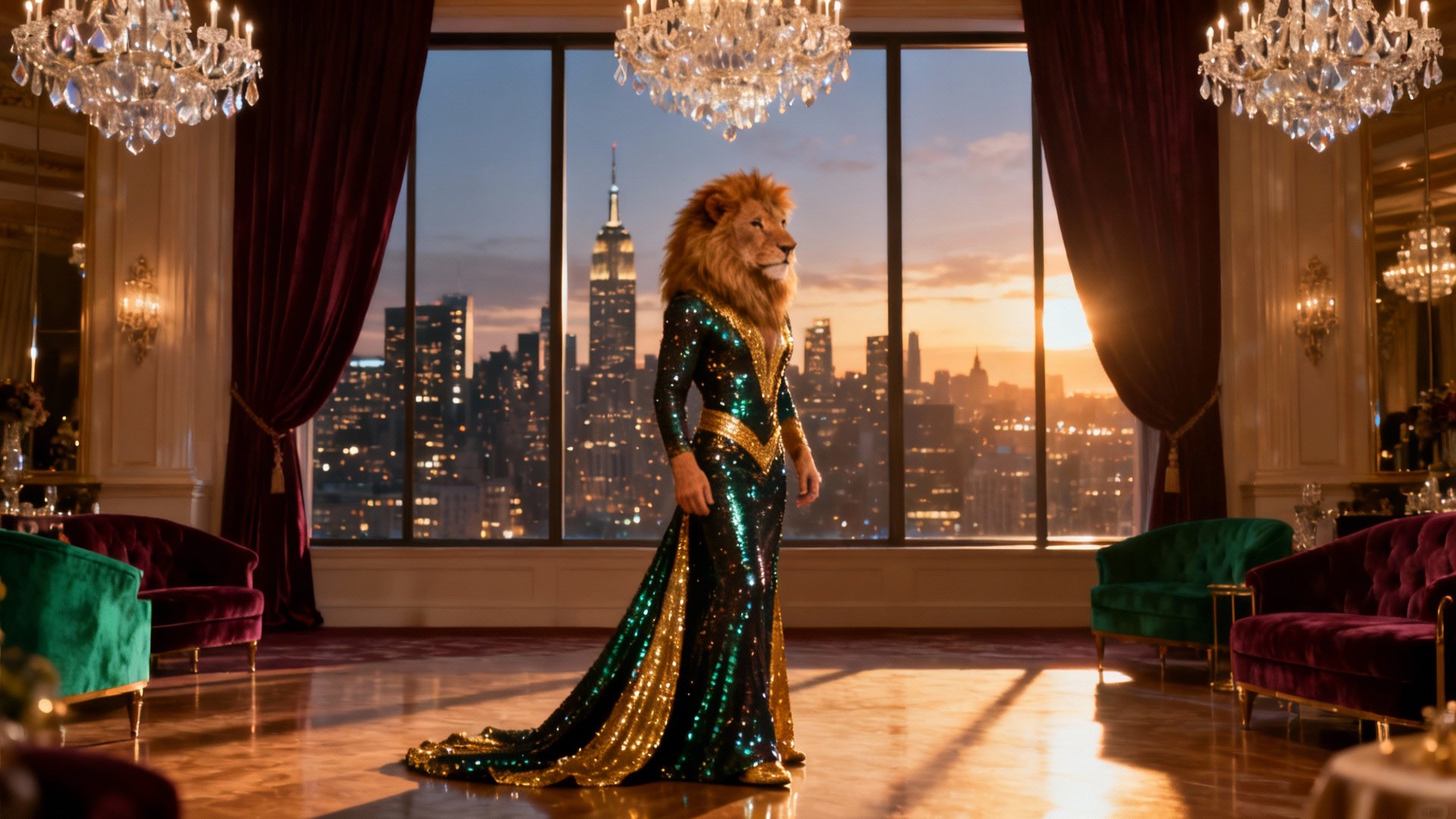 Löwe und der Glamour