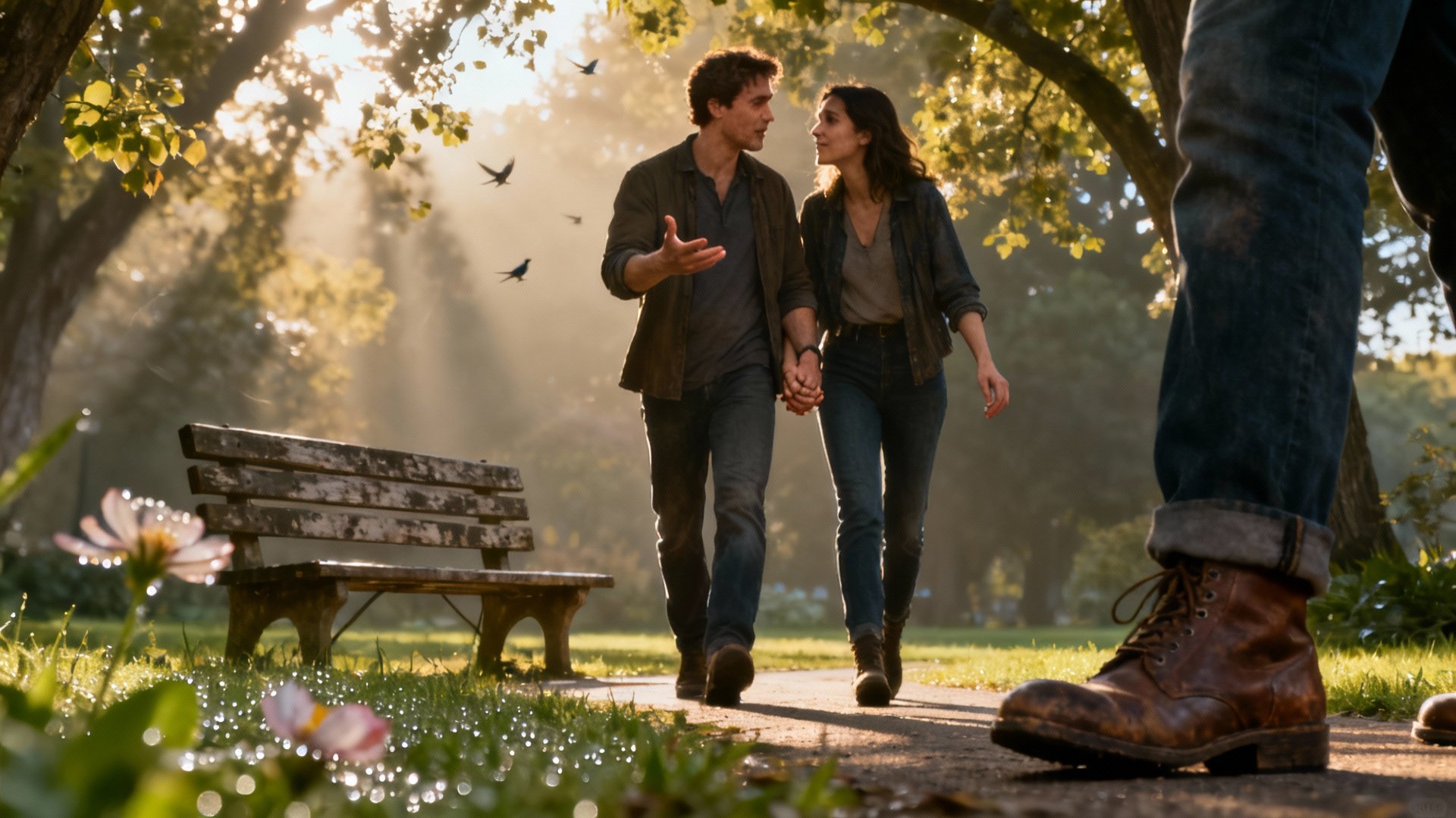 Él se comunica bien