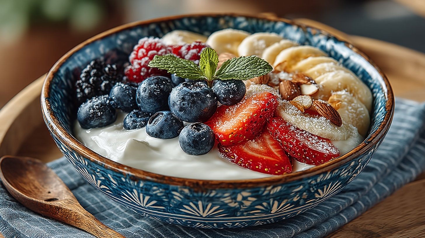 Gesundheit und Freude mit griechischem Joghurt