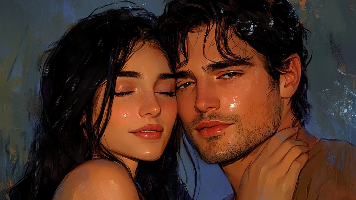 Lenguaje corporal afectivo que muestra cercanía y seguridad.