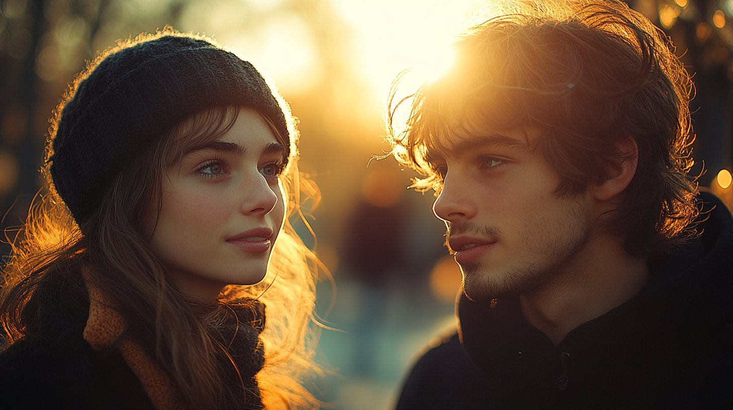 Amici che parlano, mostrando distanza emotiva.