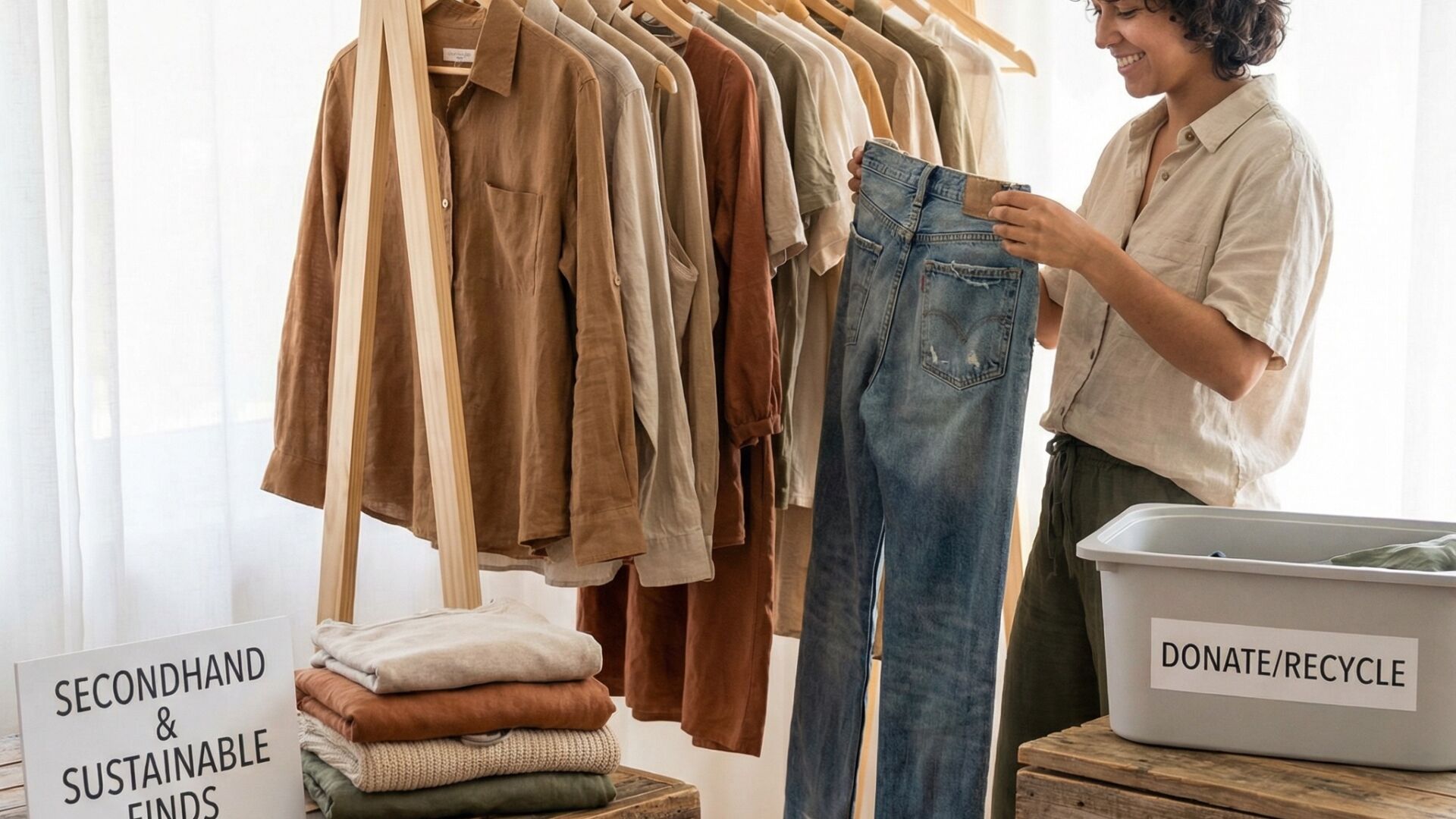 Rediseña tu armario de manera sostenible