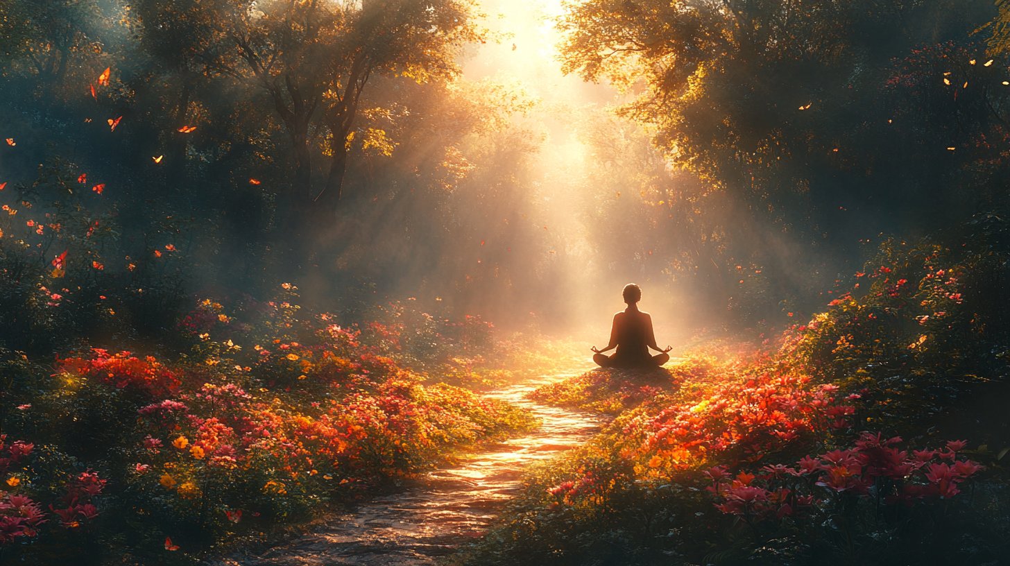 Un espace de travail créatif rempli de fournitures artistiques montre une personne redéfinissant sa vision de vie.