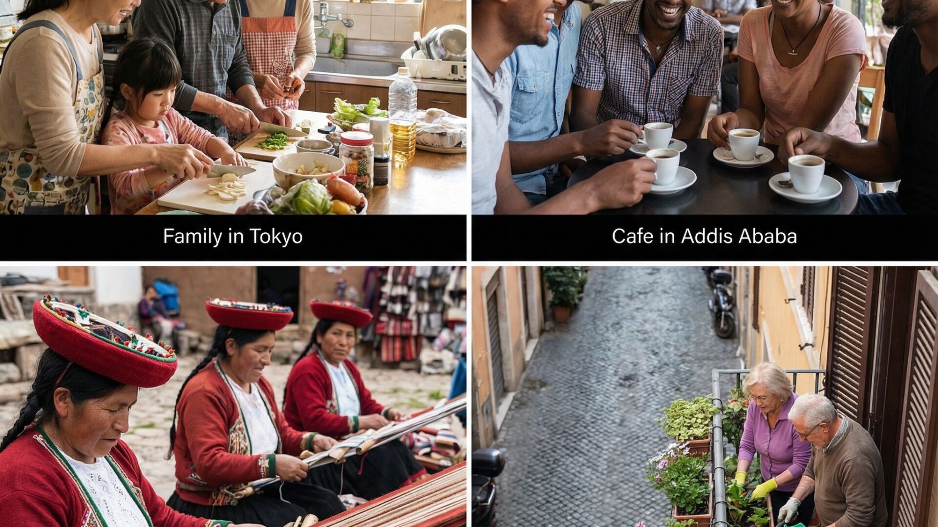 Inspiración de estilo de vida de diversas culturas