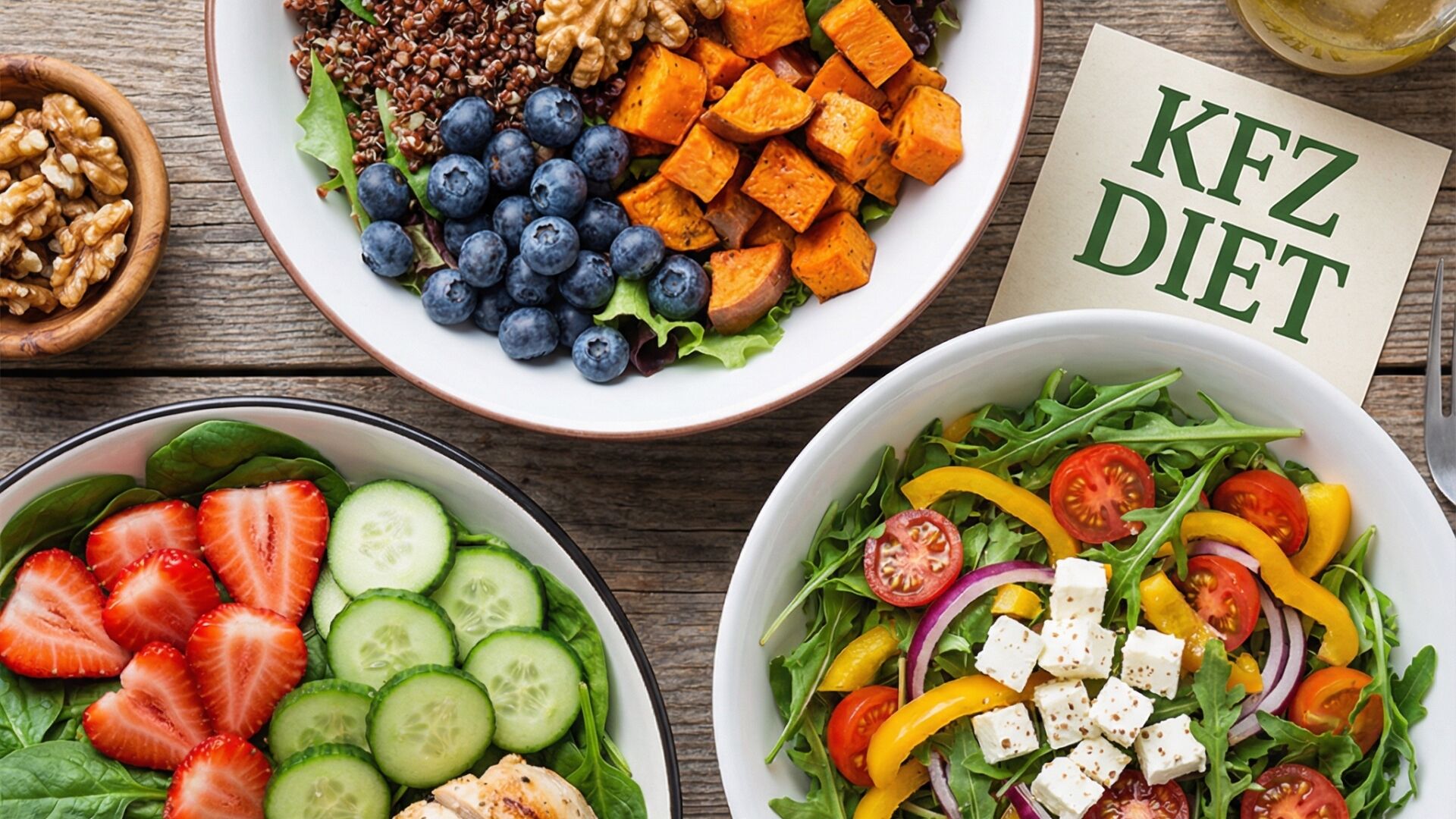 KFZ-Diät: Gesund essen und abnehmen leicht gemacht