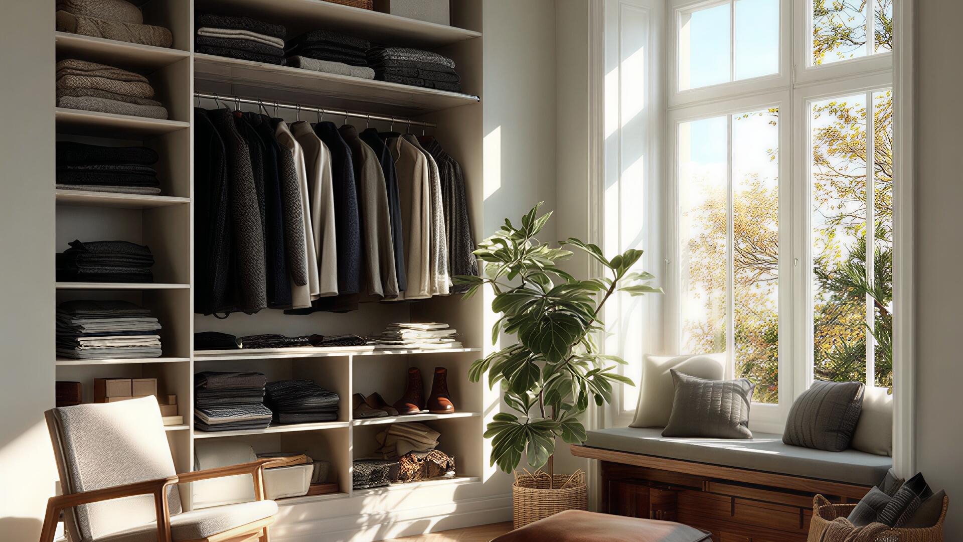 Minimalismo en el armario: ¡Así funciona!