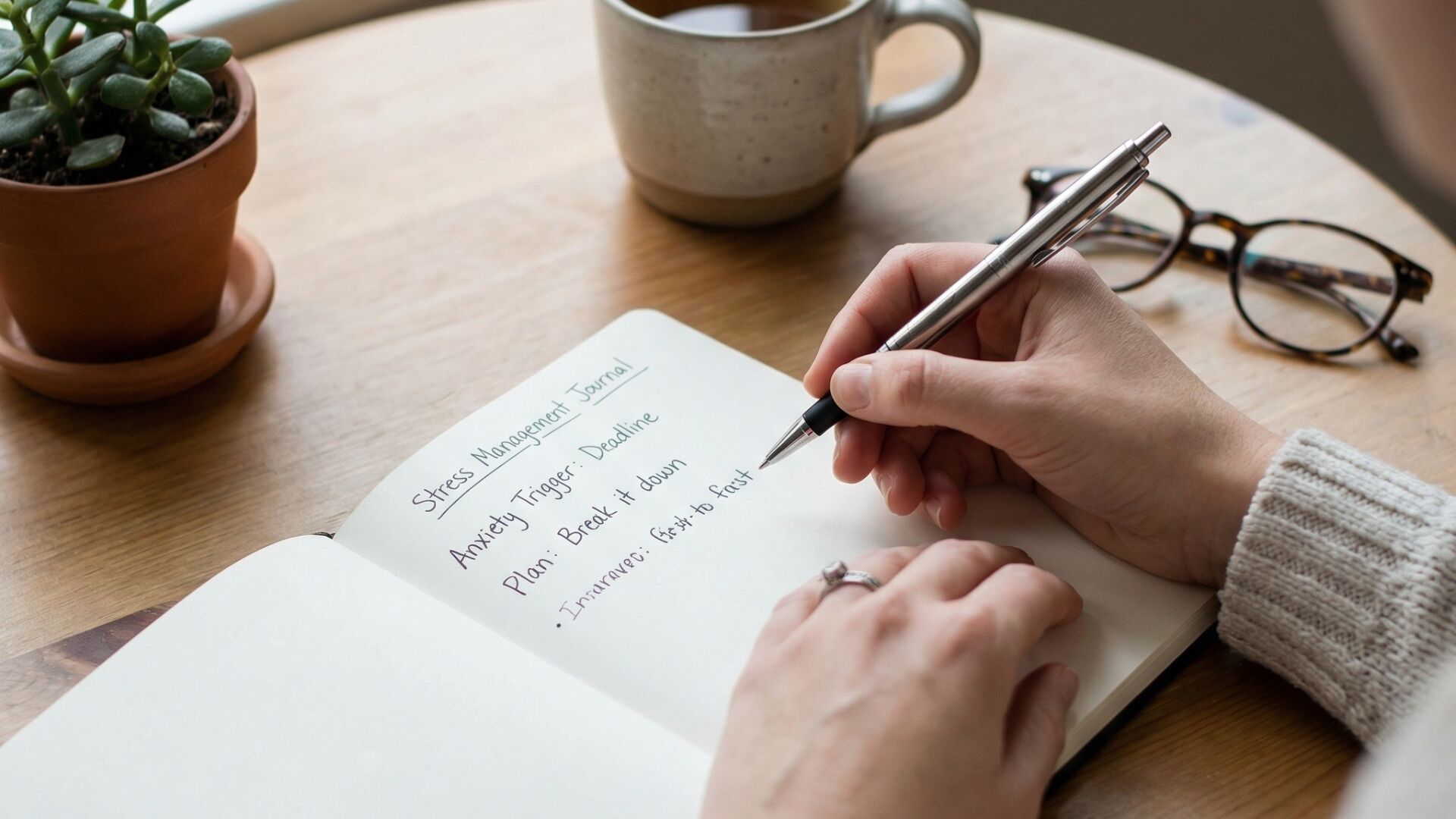 Stressbewältigung durch Journaling leicht gemacht