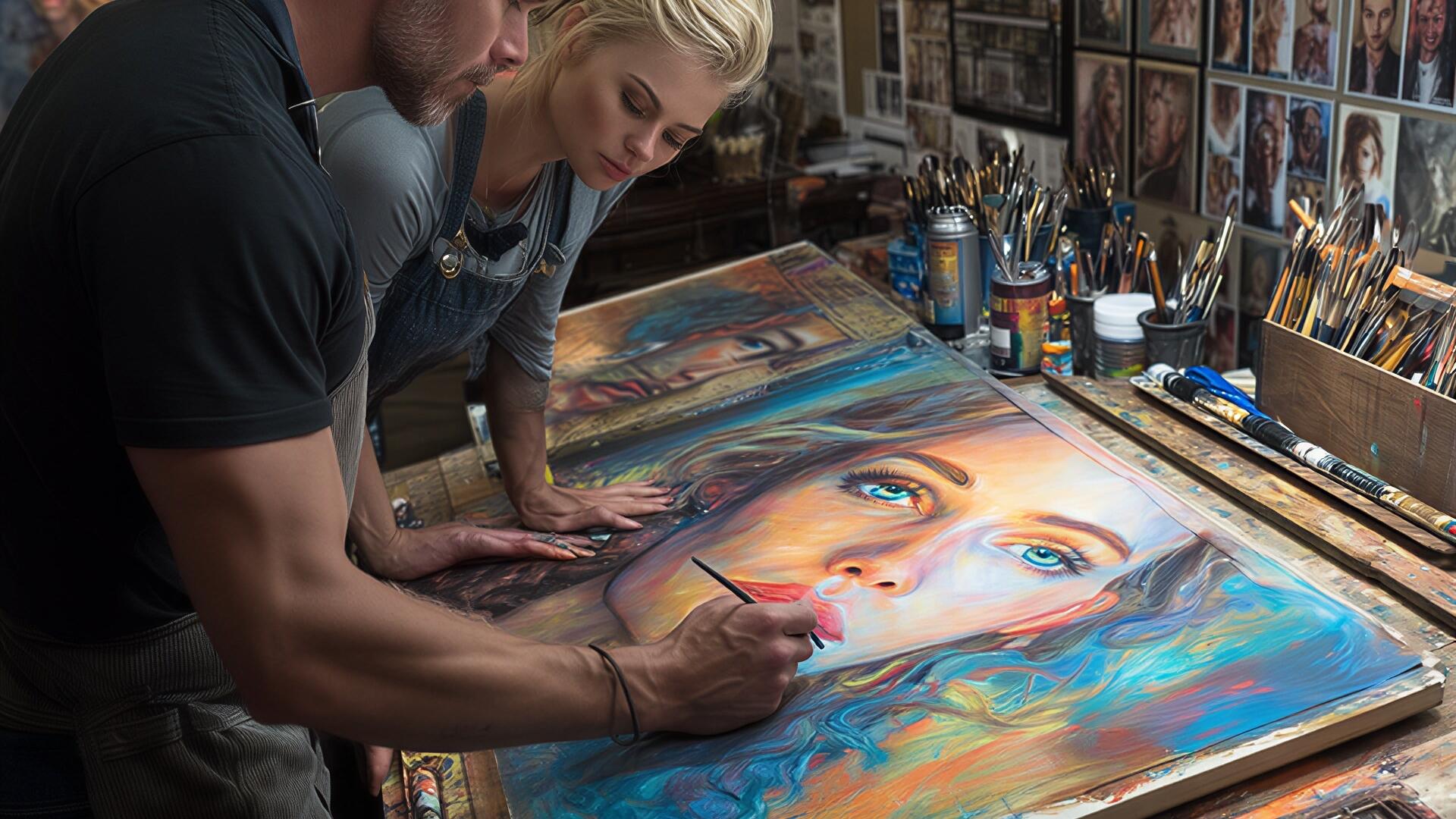 Joint artistic creation strengthens the relationship