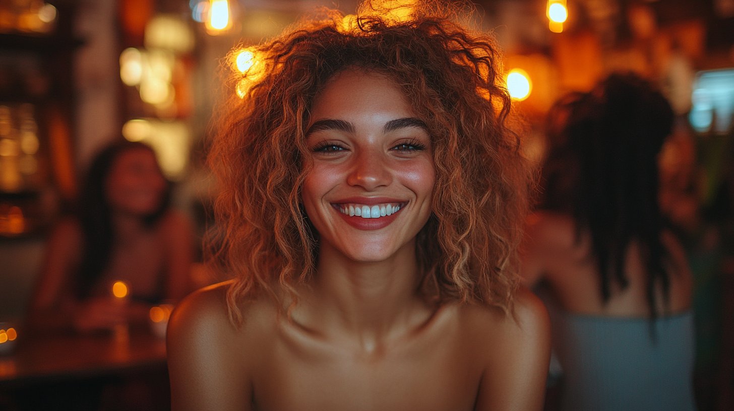 Lachende Freunde im Park, Freude an sozialen Verbindungen.