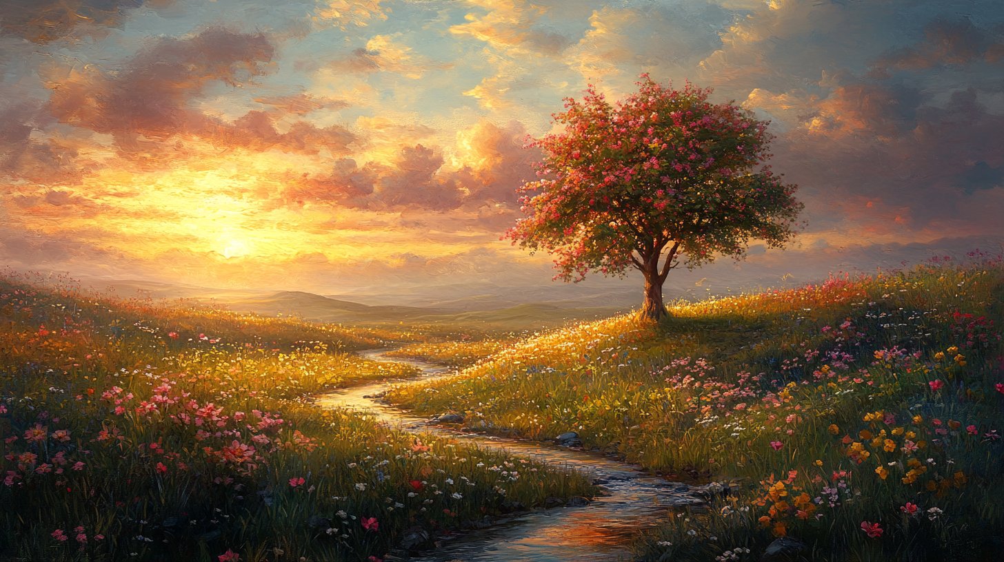 Un albero cresce tra le rocce, simbolo di resilienza.