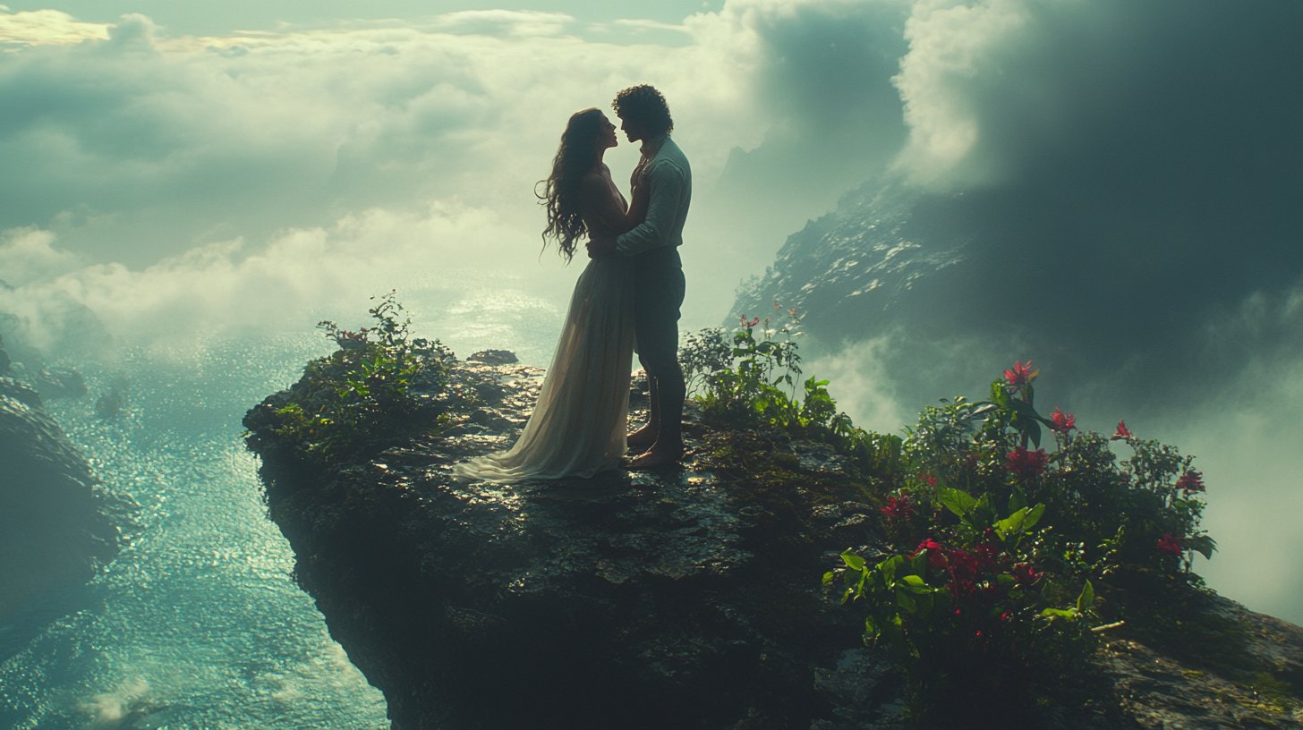 Eine Partnerin hebt den anderen, unterstützt und respektiert.