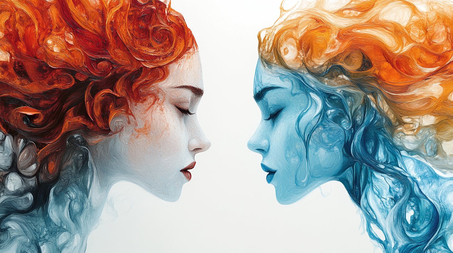 Aries und Krebs: Feuer trifft Zärtlichkeit.