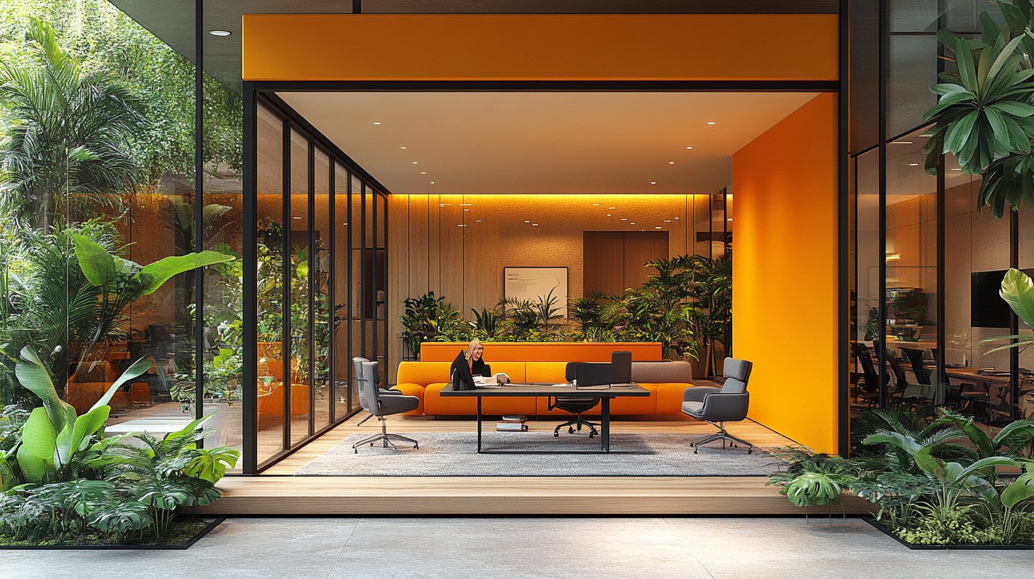 Ein harmonischer Arbeitsplatz, der Zusammenarbeit fördert.