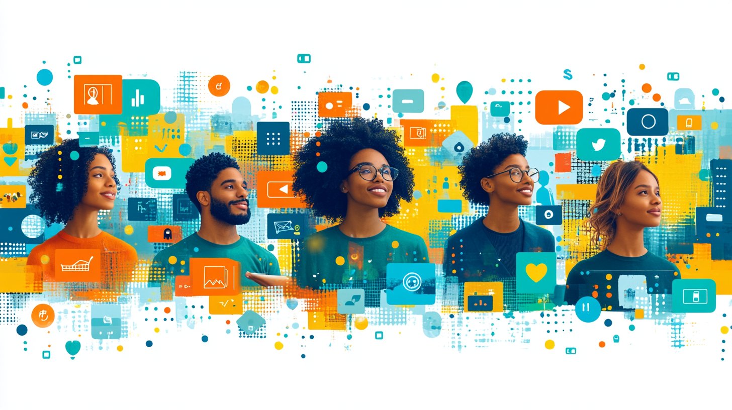 Él interactúa en redes sociales