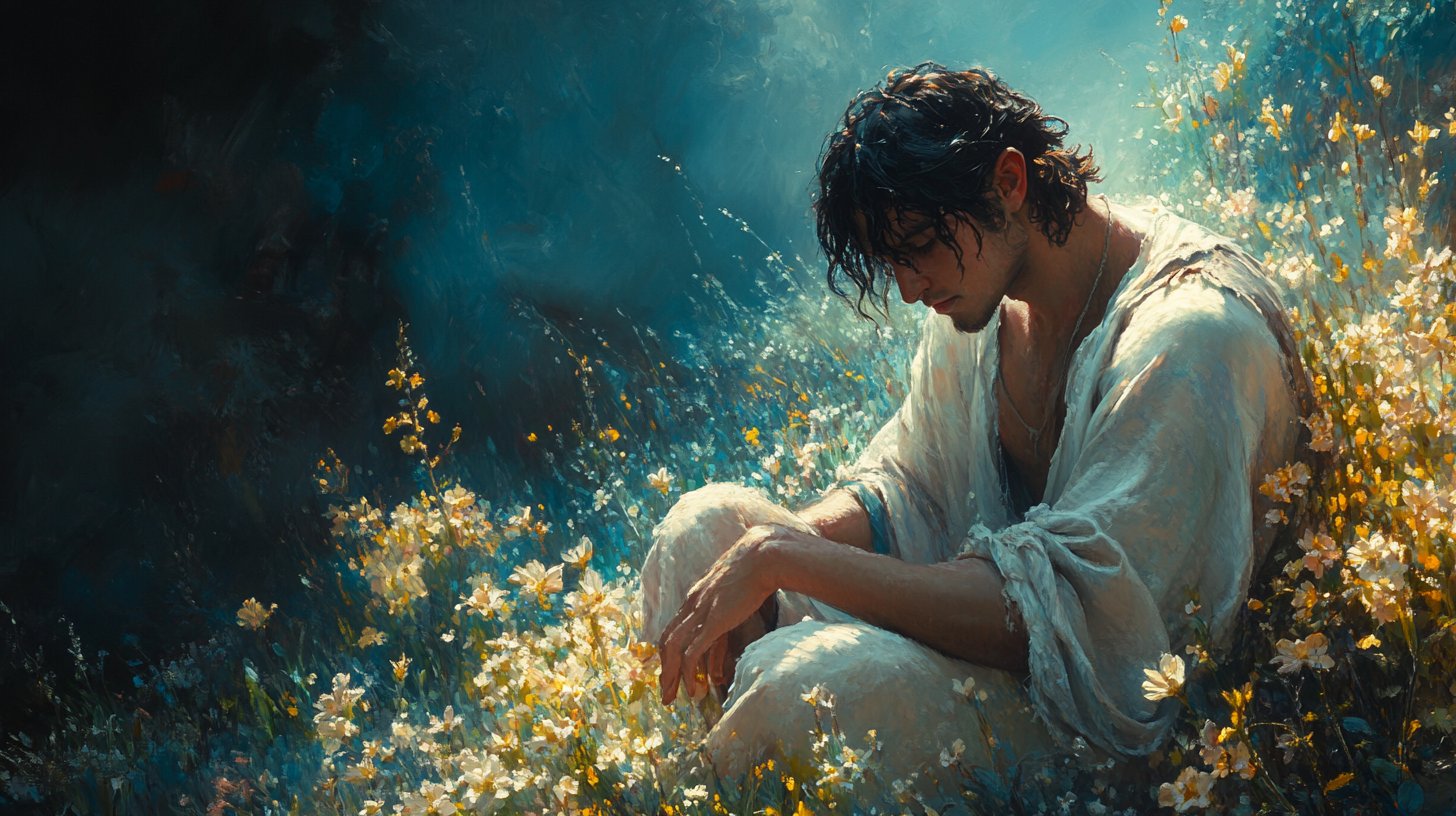 Ein Capricorn-Mann erlebt Wachstum in der Natur.